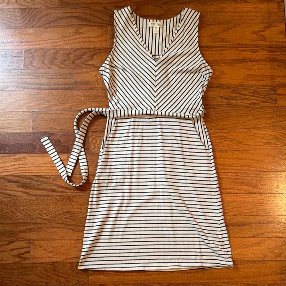 Striped Sleeveless Dress